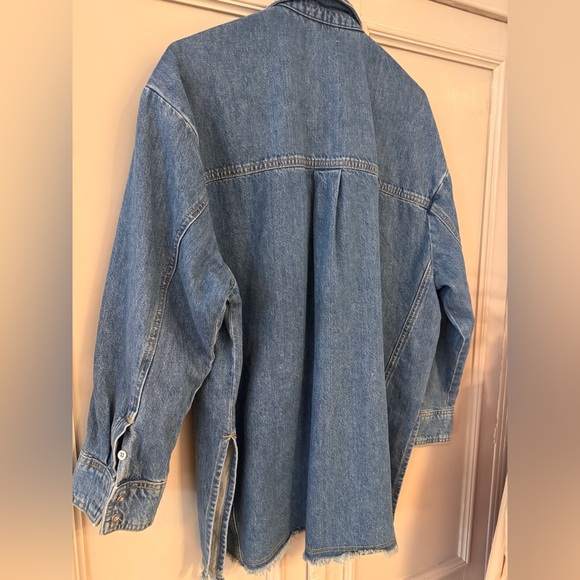 NWT Pilcro Long-Sleeve Denim Chore Shirt - Picture 9 of 9